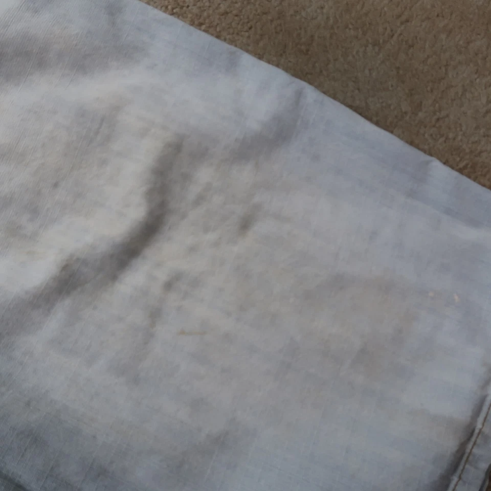 Винтажный Y2K FUBU Jorts Jean шорты синий джинсовой ткани мешковатые Skater мужской 38 x 14 - Изображение 4 из 4