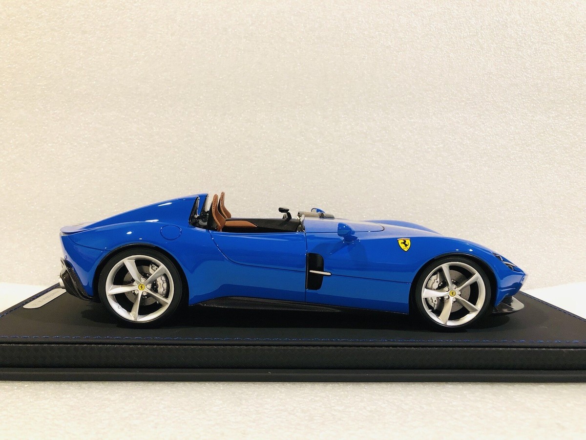 1/18 BBR Ferrari Monza SP2 Nova Blue/Grey Stripe limited 25