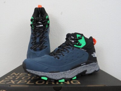 Mens The North Face Vectiv EXPLORIS Mid FUTURELIGHT Leather Hiking Boots - Blue