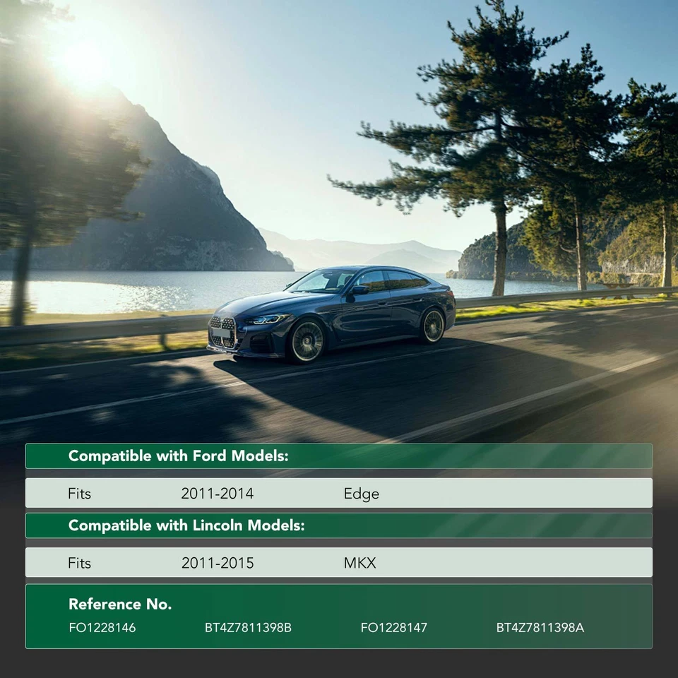 Protector contra salpicaduras de motor delantero conductor y pasajero para Ford Edge 11-14 Lincoln MKX Foto 2 de 4