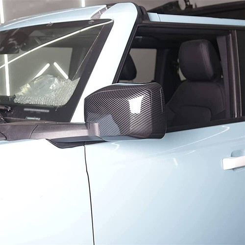 Carbon Fiber Side Rearview Mirrors Cover Trim for 2019-2022 Kia Forte