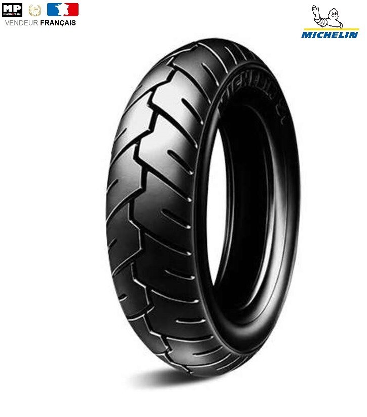 Pneu arrière Michelin S1 130/70-10 52J idéal pour trajets quotidiens en ville