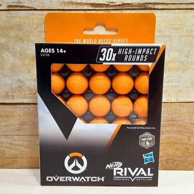 Nerf Rival Overwatch 30 Rounds Refill High Impact Hasbro