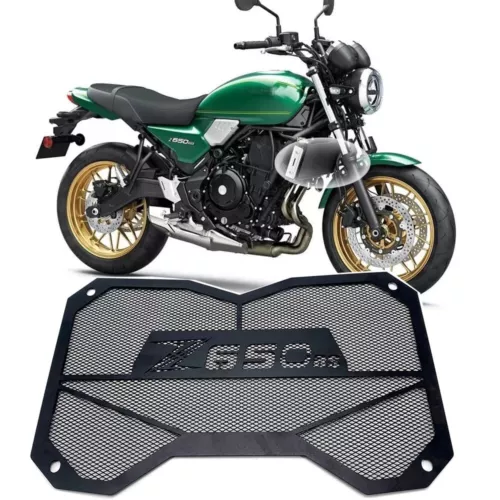 NEW Radiator Grille Guard Cover Protector For Kawasaki Z650RS 2021 2022 (Black) - Picture 2 of 9