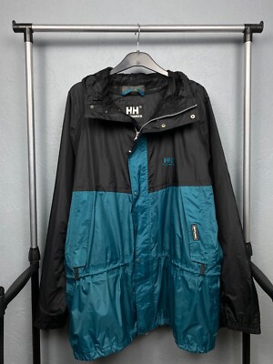 Helly Hansen 90s Vintage Mens Nylon Waterproof Jacket Size XL