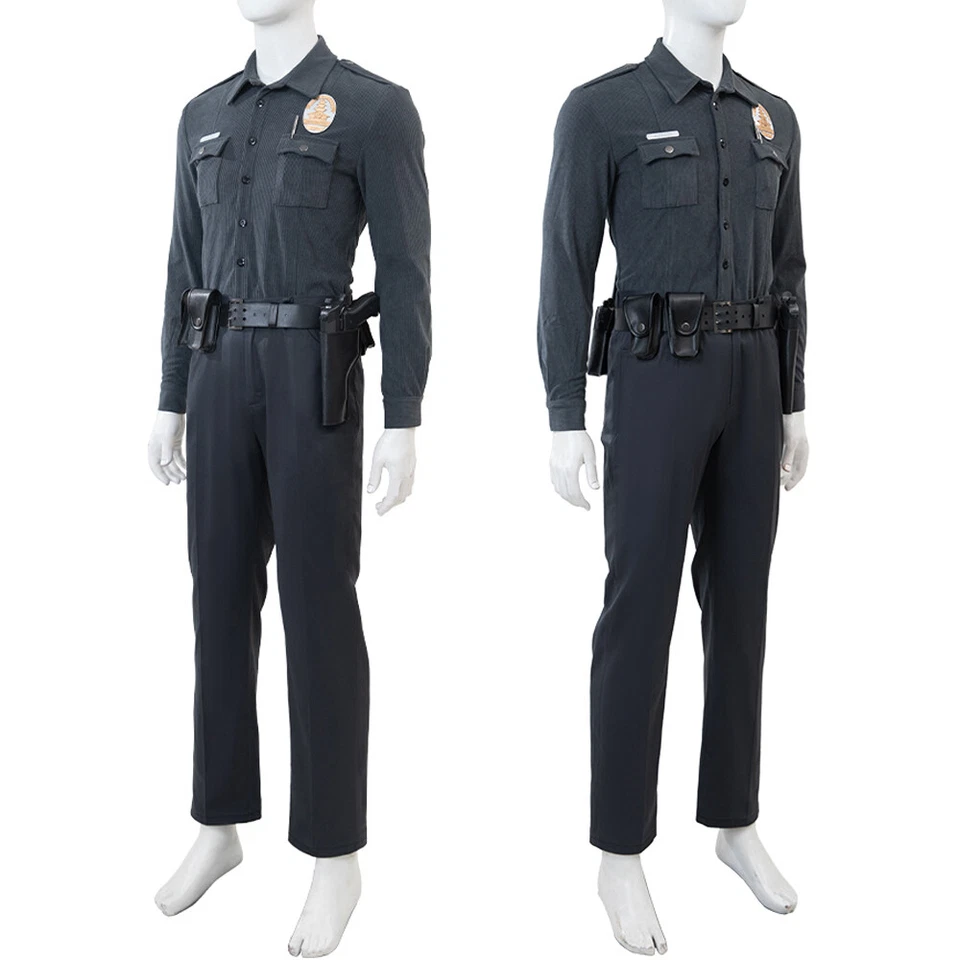 Mortal Kombat 1 The T-1000 Cosplay Disfraz Juego T1000 Uniforme Foto 2 de 4