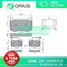 Brake Pads Set Front Orius Fits Alfa Romeo Giulia 2.0 2.1 D 2.2 + Other Models