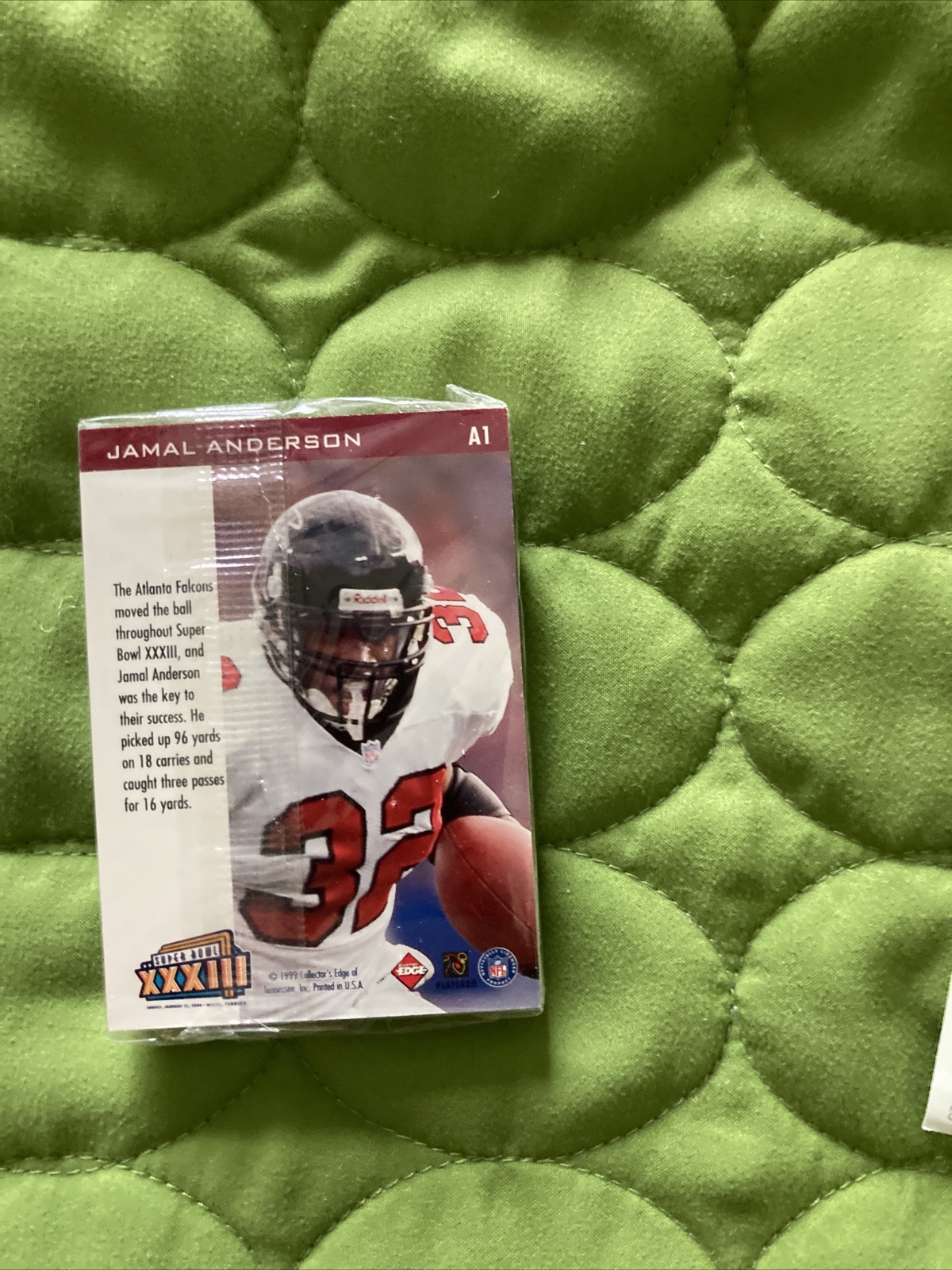 Collectors Edge NFL Football Super Bowl XXXIII (33) Limited Edition 25