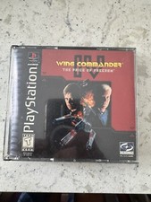 Wing Commander IV: The Price of Freedom PlayStation 1, 1997 4 Discs Untested