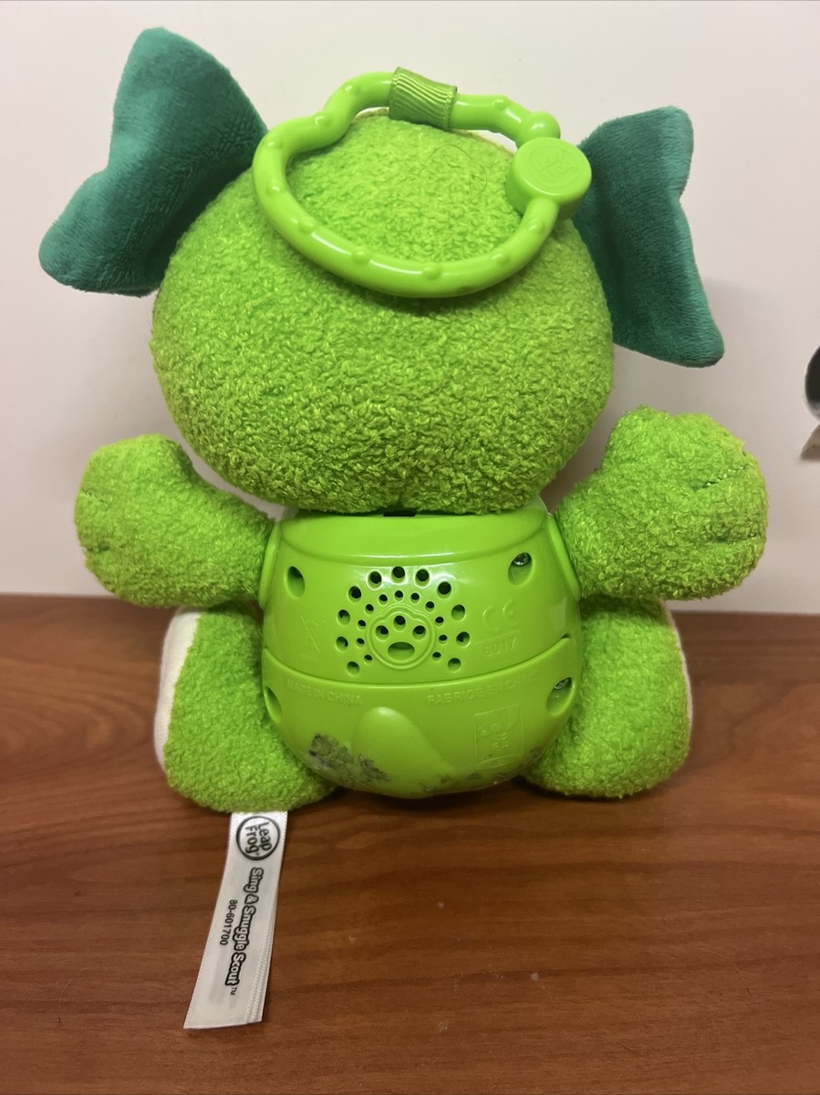 LeapFrog My Pal & Sing and Snuggle Scout Green Puppy Dog