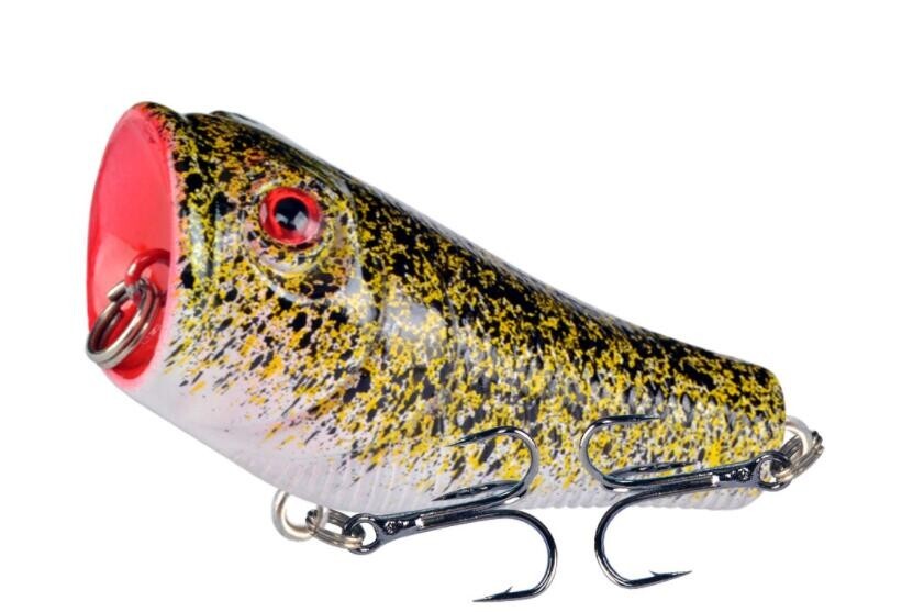 5PCS Topwater Poppers Fishing Lures Floating Bait Artificial Trolling Swimbaits - Image 7