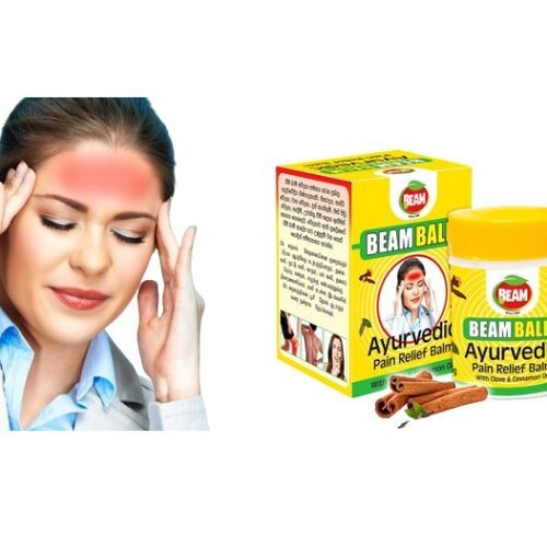 Beam Ayurvedic Herbal Pain Relief Balm Natural With Clove and Cinnamon