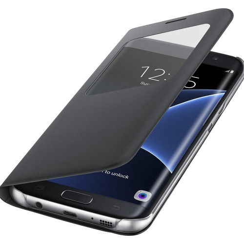 Schwarz Neu Hülle Für Samsung Galaxy S6 Schutz Flip-Etui Hülle