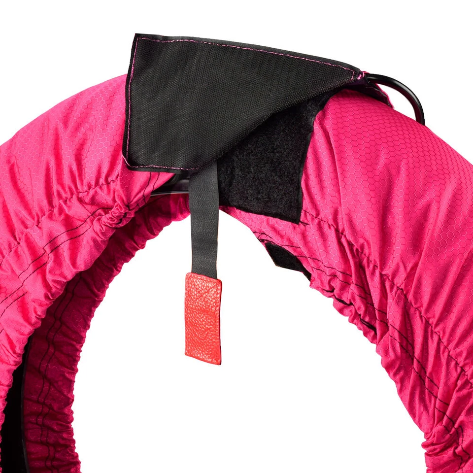 PRO DIGITAL bis 99°C SUPERBIKE Reifenwärmer, pink, mit Druck - Bild 4 von 4