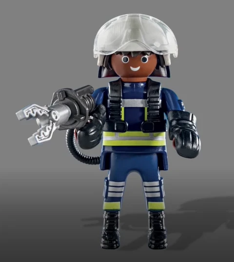 Playmobil Figure Series 22 70734 Firefighter Fireman Rescuer New