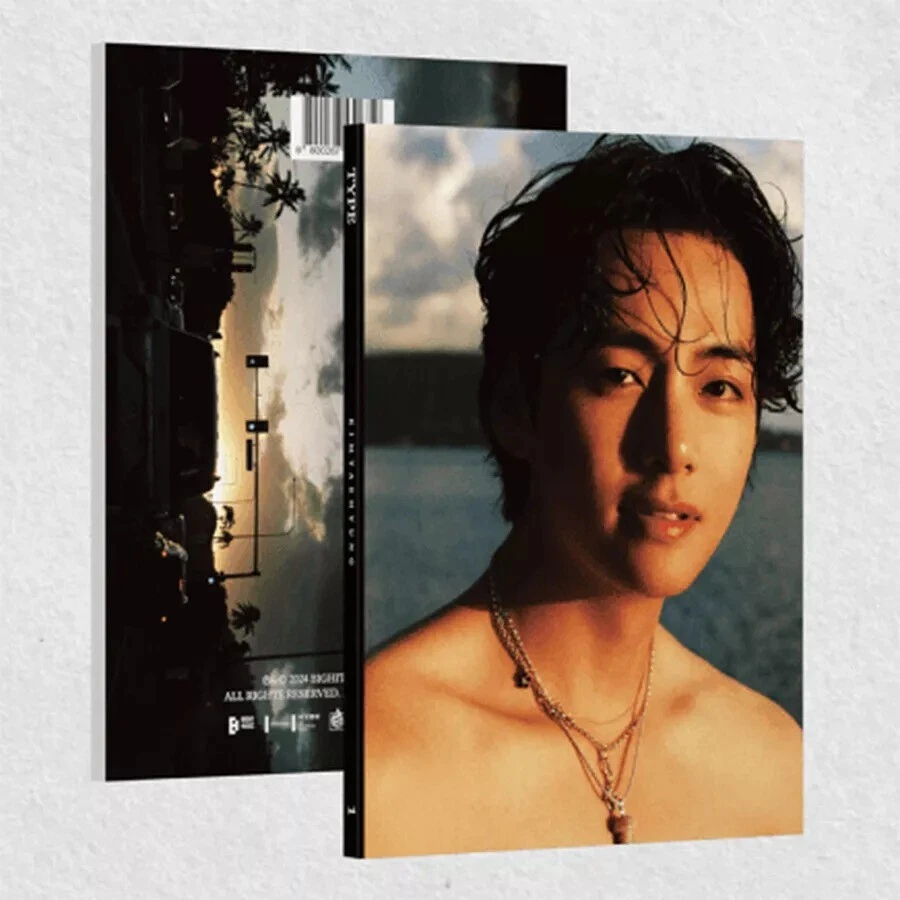 BTS V [TYPE 1] MAGAZINE/PHOTO BOOK Ver/Foto Buch+Mark+3 Sticker+2 Karte+GIFT - Bild 2 von 4