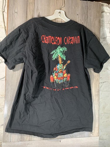 1993 JIMMY BUFFETT CHAMELEON CARAVAN CREW SHIRT - NOT SOLD TO THE PUBLIC, RARE - Picture 2 of 6