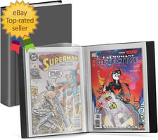 Comic Book Storage Album for Current Silver Age Regular Bagged and Boarded