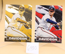 2021 Topps Fire Base & Gold Minted #6 Tucker Davidson (RC) NM+