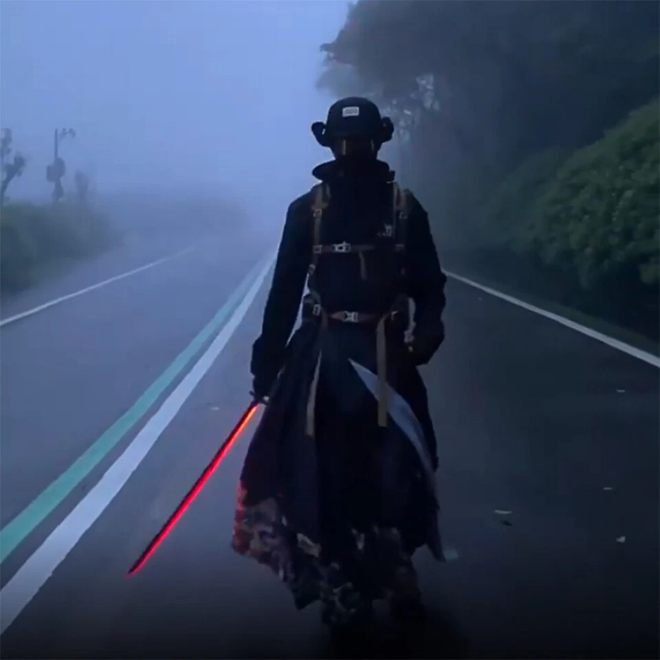 Demon Slayer Light Up Sword Anime Cosplay Rengoku Katana Toy Tanjiro Xmas Gift - image 2 of 4