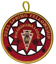 Boy Scouts OA 101 Mikanakawa Lodge 2023 Spring Fellowship Patch