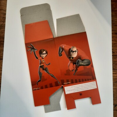 INCREDIBLES MOVIE Premiere PIXAR STUDIOS Blind Box Packaging EMPTY NO TOY