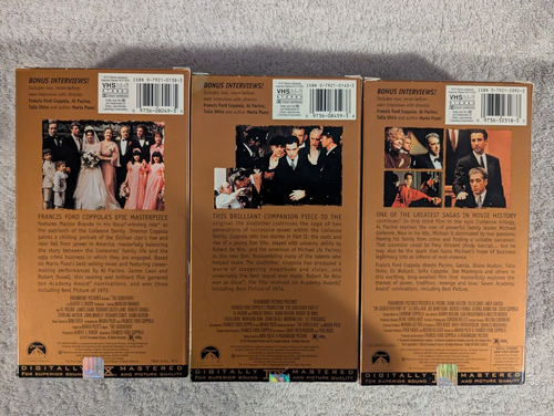 The Godfather Collection (VHS, 1997, 6-Tape Set) - Picture 4 of 13