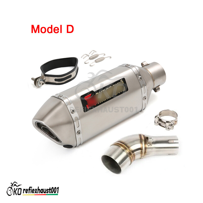 For Yamaha YZF R3 2015-2025 MT-03 Exhaust System Tips 51mm Muffler Mid ...
