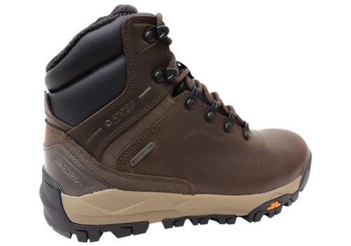Brand New Hi-Tec Mens Altitude Infinity Leather Mid Waterproof Hiking Boots - Picture 4 of 7