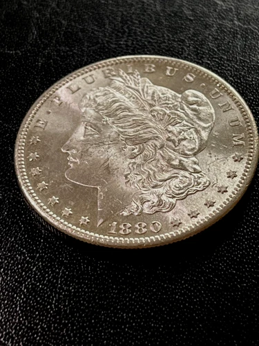 1880 S MORGAN SILVER DOLLAR BRILLIANT UNCIRCULATED HIGH QUALITY MS-PL