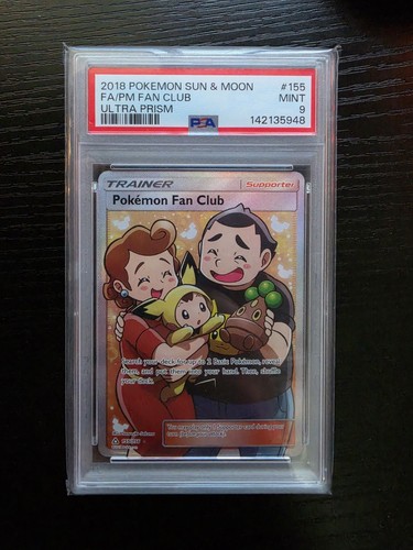 Pokémon Fan Club graded PSA 9 for sale on eBay