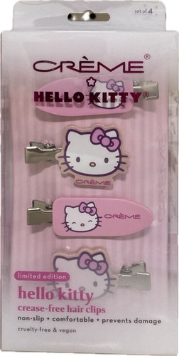 The Crème Shop Hello Kitty Sanrio Hair Clips Set, Limited Edition- Lot of 2