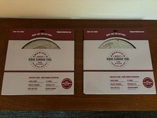 2 New Ridge Carbide 10-inch Table Saw Blades Thin Kerf 5/8 Bore