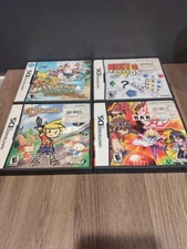Nintendo DS Lot Of 4 EMPTY Game Cases Only 2 With Manuals No Games