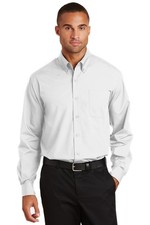 Port Authority S632 Men's Easy Care Lightweight Long Sleeve Value Poplin Shirt