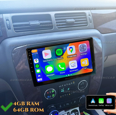 64G For Chevrolet Avalanche 2007-2011  Carplay Android Car Stereo Radio GPS