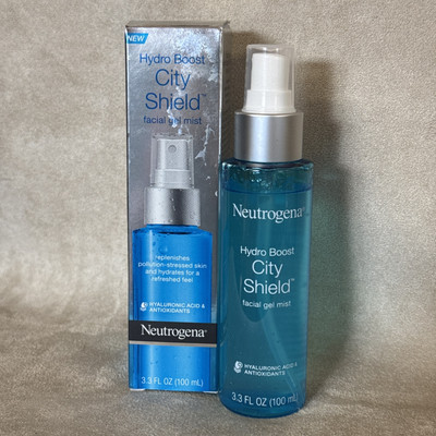Neutrogena Hydro Boost City Shield Facial Gel Mist 3.3 Fl Oz NEW 