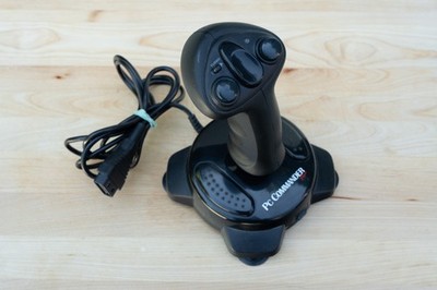 Vintage InterAct PC Commander Plus SV-207A joystick with game port connector