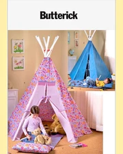Butterick Pattern B4251 Child's Playhouse Tent House Floor Mat with Pillow Uncut