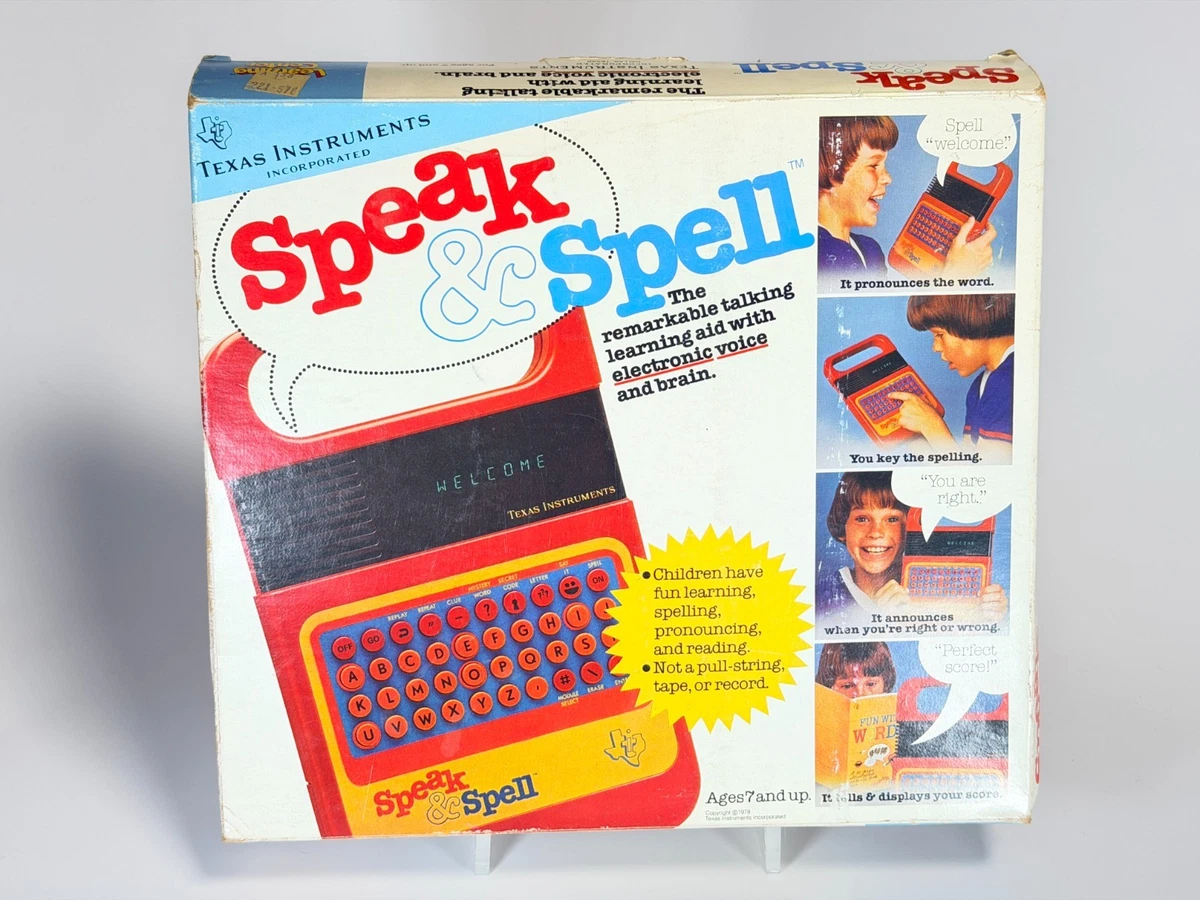 Speak & Spell 1978 Electronic Games for sale - eBay