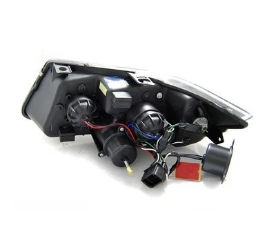 headlights for bmw e90 e91 2005 2006 2007 2008 saloon touring led black lhd - Image 3 of 3