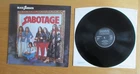 BLACK SABBATH LP  SABOTAGE 9119 001 UK 1ST PRESS 1975 MISPRINT NEAR MINT