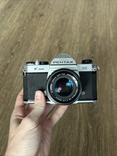 Pentax K1000 Se 35mm SLR Film Camera Pentax 50mm F1.7 Lens Working Meter READ
