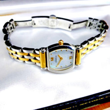 Michel Herbelin Ladies Watch Gold Plated MOP Dial Sapphire Glass Swiss Quartz