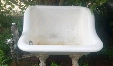Vintage Antique Small Baby Cast Iron Bath Tub claw Feet  *Local Pickup Only*