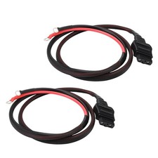 2-Pin Battery Cable Harness Kit Plow Side Compatible with Western Fisher Snow...