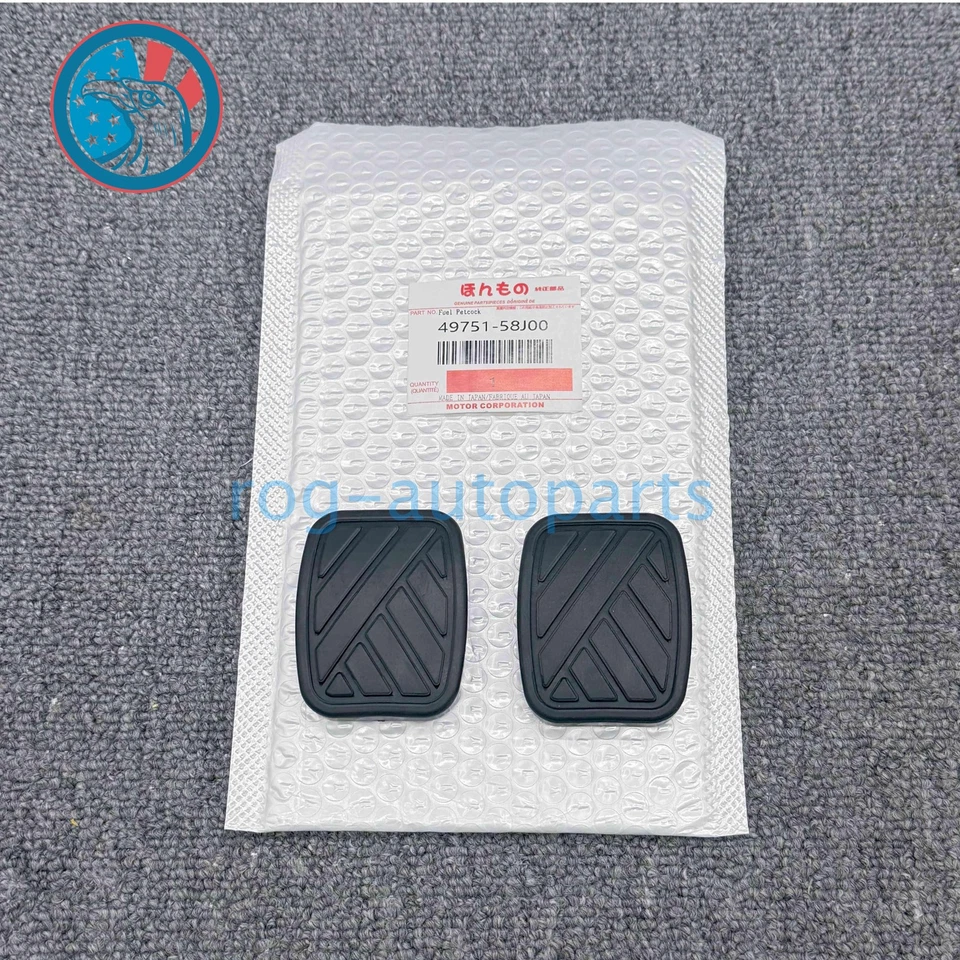 2x Brake Clutch Pedal Pad Covers for Suzuki Swift Samurai Sidekick Geo Metro USA Foto 4 de 4