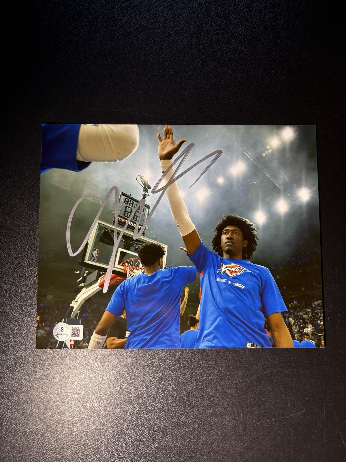 Jalen Williams Autographed Signed Oklahoma City Thunder 8x10 Photo Invest BAS 