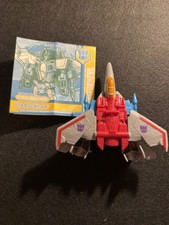 Transformers Cyberverse Starscream Scout Class Complete With Instructions