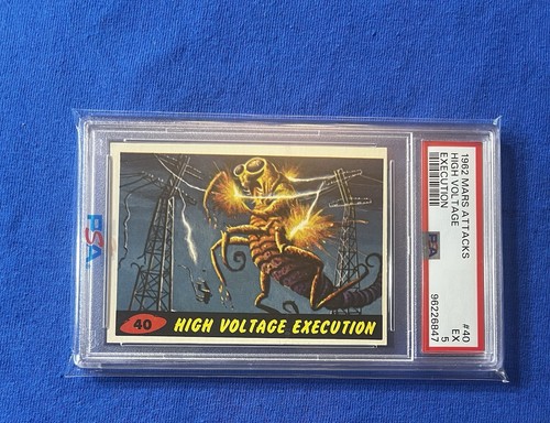 1962 Topps Mars Attacks #40 High Voltage Execution — PSA 5